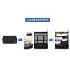 TABITORA Travel Luggage Organizer and Packing Cube Space Saver with Built in Hanging Shelves and Laundry Storage Compartment (Pink XL) view 2