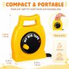 Kids Tape Measure Toy - Retractable Measuring Tape for Children, Body Measurement & Pretend Construction Play, Easy-Read Educational STEM Toy Gift for Boys Girls 3+ view 3