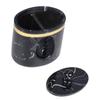 Cabilock 1pc Marble Pattern Toothpick Holder Lid Stylish Cotton Swab Storage Box for Home Decor Material for Kitchen and Bathroom Use view 3