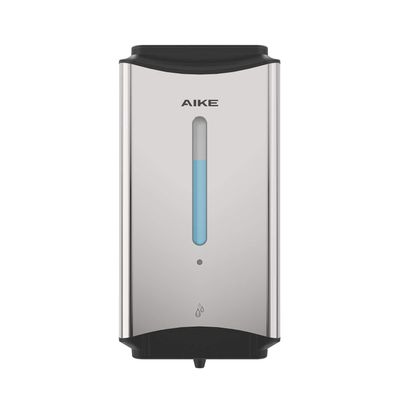 AIKE Automatic Soap Dispenser Commercial Wall Mounted Liquid Dispenser Polished Stainless Steel Finish 1100ml Large Capacity
