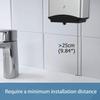 AIKE Automatic Soap Dispenser Commercial Wall Mounted Liquid Dispenser Brushed Stainless Steel Finish 1100ml Large Capacity view 4