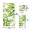 ALAZA Towel Bathroom Sets Tropical Green Palm Leaves on White Towel Set of 3 Soft Highly Absorbent Towels 1 Bath Towel 1 Hand Towel 1 Washcloth for Kitchen Beach Gym Spa Decorative view 3