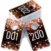 Jetec 200 Pieces Consecutive Plastic Live Sale Number Tags, Champagne Gold view 1
