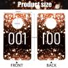 Jetec 200 Pieces Consecutive Plastic Live Sale Number Tags, Champagne Gold view 2
