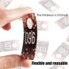 Jetec 200 Pieces Consecutive Plastic Live Sale Number Tags, Champagne Gold view 4