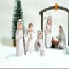 ENNAS Little People Nativity Set 12-Piece Mini Christmas Nativity Scene Set, Indoor Holiday Manger Figures for Tabletop Decor, White Nativity Figurines view 3