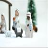 ENNAS Little People Nativity Set 12-Piece Mini Christmas Nativity Scene Set, Indoor Holiday Manger Figures for Tabletop Decor, White Nativity Figurines view 4