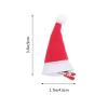 10pcs Santa Hat Hair Clip Christmas Hair Clips Mini Santa Hat Christmas Hair Barrettes Costume Headpiece Photo Props Chritmas Party Favor Decoration (Red) view 2