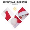 10pcs Santa Hat Hair Clip Christmas Hair Clips Mini Santa Hat Christmas Hair Barrettes Costume Headpiece Photo Props Chritmas Party Favor Decoration (Red) view 3