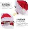 10pcs Santa Hat Hair Clip Christmas Hair Clips Mini Santa Hat Christmas Hair Barrettes Costume Headpiece Photo Props Chritmas Party Favor Decoration (Red) view 4