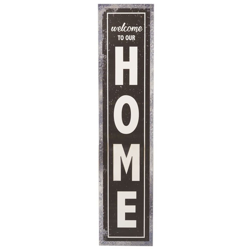 Ganz CB173672 Standing Sign with Easel, 49-inch Height, Metal (Welcome to Our Home)