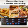 EVEDMOT Commercial 8 Channels Digital Kitchen Timer, Stainless Steel Calculagraph Timer with Loud Alarm for Restaurant, Clock Reminder on Multiple Events view 4