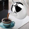 1.5 Liter Stainless Steel Tea Pot, Large Capacity Teapot Coffee Pot Tea Kettle Silver Coffee Pot with Removable Insufer for Home, Restaurant, Cafe, Loose Tea(1500ml) view 3