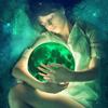 Glow in The Dark Moon Star Wall Stickers for Kids Room 2 PCS,Luminous 3D Self-Adhesive DIY Removable Wall Sticker Fluorescent for Boys and Girls Bedroom Nursery Decor and Living Room (Green Moon) view 2