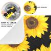 Blueangle Microfiber Dish Drying Mat for Kitchen Counter-top, Sunflower Pattern Dry Pad for Dishes, Flatware, Dinnerware, Serveware, Plate, Machine Wash (18" x 24") view 2