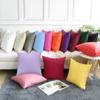 4-Pack 100% Cotton Comfortable Solid Decorative Throw Pillow Case,Thmyo Square Cushion Cover Pillowcase Sublimation Blank Pillow Covers DIY Throw Pillowcase for Sofa (26x26 inch/ 66x66cm,Light Purple) view 4