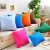 4-Pack 100% Cotton Comfortable Solid Decorative Throw Pillow Case,Thmyo Square Cushion Cover Pillowcase Sublimation Blank Pillow Covers DIY Throw Pillowcase for Sofa Couch(26x26 inch/ 66x66cm,Blue) view 2