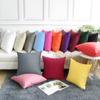 4-Pack 100% Cotton Comfortable Solid Decorative Throw Pillow Case Square Cushion Cover Pillowcase Sublimation Blank Pillow Covers(Cover Only,No Insert) (26x26 inch/ 66x66cm, Dark Grey) view 4