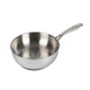 Kuhn Rikon Allround Uncoated Frying Pan, 28cm. 18/10 Stainless Steel. Suitable for All Hobs (Including Induction). Fully Welded Induction Base & Riveted Stay-Cool Handle. Oven Safe & Dishwasher Proof view 1