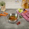 Kuhn Rikon Allround Uncoated Frying Pan, 28cm. 18/10 Stainless Steel. Suitable for All Hobs (Including Induction). Fully Welded Induction Base & Riveted Stay-Cool Handle. Oven Safe & Dishwasher Proof view 2