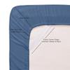 100% Cotton Sheet 800-TC Denim Rv-King-Sheets Set, 4-Pc Cotton -Bedding Sheets for Bed, Soft & Silky Sateen Weave Fits Mattress Upto 14'' Deep Pocket view 3