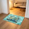 Blue Crab Welcome Door Mat, Beach Framhouse Doormat, Lake Welcome Front Door Mat view 3
