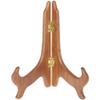 Bard's Hinged Medium Wood Plate Stand, 7" H x 6" W x 4.25" D (7" - 9" Plates), Pack of 12 view 1