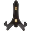 Bard's Hinged Black MDF Wood Plate Stand, 7" H x 6" W x 4.25" D (7" - 9" Plates), Pack of 12 view 1