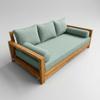 Prolinemax S3 TwinXL Size Pipe Trim Outdoor Daybed Cushion Cover Set AD002 view 1