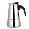 100ml Stovetop Espresso Maker, Stainless Steel Moka Pot Italian Coffee Maker for Home Camping Travel view 1