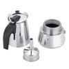 100ml Stovetop Espresso Maker, Stainless Steel Moka Pot Italian Coffee Maker for Home Camping Travel view 4