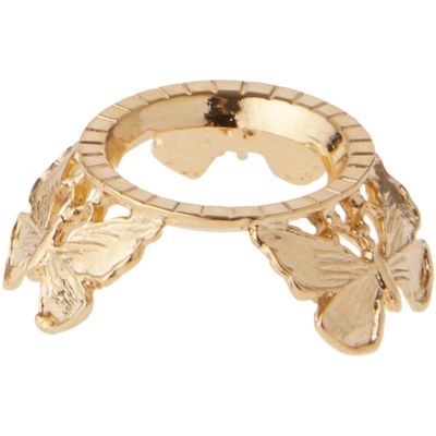 Bard's Gold-toned Egg Stand/Holder, Butterflies, 0.875" Diameter (Fits Hen Sized Eggs), Pack of 12