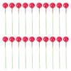BESPORTBLE 100pcs Artificial Red Holly Berries Christmas Fake Berries Decoration DIY Crafts Holly Berry Fruit Picks Cranberry Ornaments with Stems for Christmas Wreath Making Party Home (5010MM) view 1