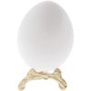 Bard's Brass-toned Egg Stand/Holder, Small Scroll Leg, 0.625" Diameter (Fits Hen Sized Eggs), Pack of 12 view 2