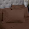 100% Cotton Sheet 800-TC Brown Cal-King-Sheets Set, 4-Pc Cotton -Bedding Sheets for Bed, Soft & Silky Sateen Weave Fits Mattress Upto 14'' Deep Pocket view 2