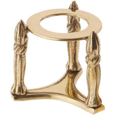 Bard's Brass-toned Egg Stand/Holder, Pillar Leg, 1.25" Diameter, Pack of 6