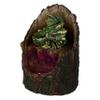 Nemesis Now Arboreal Hatchling Green Dragon in Tree Trunk Light Up Figurine, Red, 10.8cm view 2