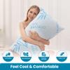 2 Pack King Size Pillows for Sleeping, Cooling Shredded Memory Foam Adjustable Bed Pillow with, Removable/Washable Cover (King 2 Pack) view 2