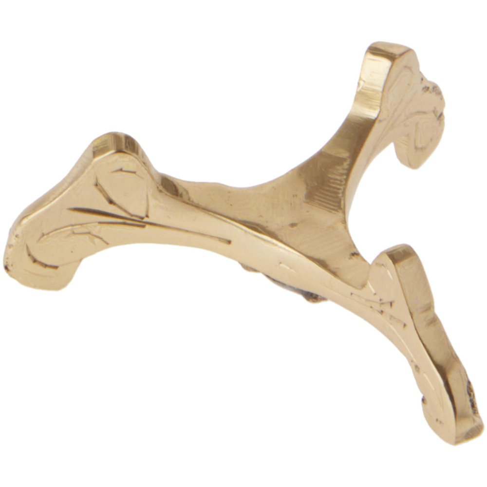 Bard's Brass-toned Egg Stand/Holder, Medium Scroll Leg, 0.875" Diameter (Fits Hen Sized Eggs), Pack of 12