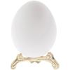 Bard's Brass-toned Egg Stand/Holder, Medium Scroll Leg, 0.875" Diameter (Fits Hen Sized Eggs), Pack of 12 view 2