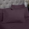 100% Cotton Sheet 800-TC Purple Cal-King-Sheets Set, 4-Pc Cotton -Bedding Sheets for Bed, Soft & Silky Sateen Weave Fits Mattress Upto 14'' Deep Pocket view 2