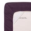100% Cotton Sheet 800-TC Purple Cal-King-Sheets Set, 4-Pc Cotton -Bedding Sheets for Bed, Soft & Silky Sateen Weave Fits Mattress Upto 14'' Deep Pocket view 3