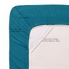 100% Cotton Sheet 800-TC Teal King-Sheets Set, 4-Pc Cotton -Bedding Sheets for Bed, Soft & Silky Sateen Weave Fits Mattress Upto 14'' Deep Pocket view 3
