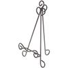 Bard's Black Metal Easel, 13" H x 7.5" W x 8" D (For 9" - 11.5" Plates), Pack of 6 view 1