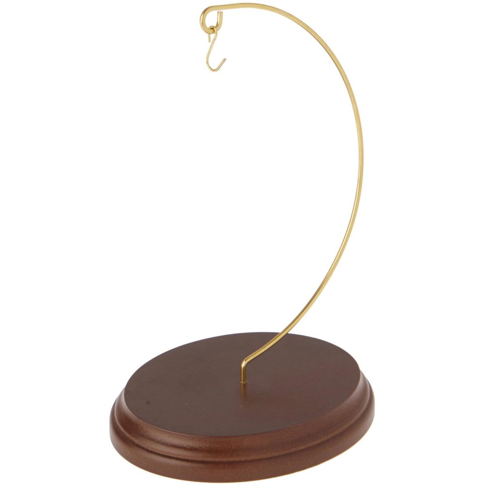 Bard's Fruitwood Ornament Stand, Medium, 6.5" H x 4" W x 3.375" D, Pack of 12