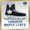 Trends International NHL Toronto Maple Leafs - Drip Skate 20 Wall Poster, 14.725" x 22.375", Gold Framed Version view 1