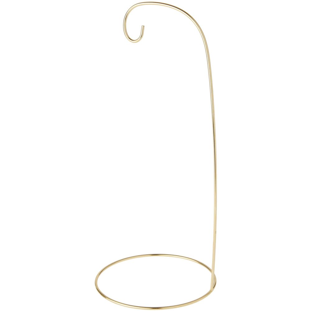 Bard's Gold-Toned Ornament Stand, 12" H x 5.25" W x 5.25" D, Pack of 12