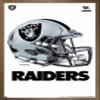 Trends International NFL Las Vegas Raiders - Drip Helmet 20 Wall Poster, 14.725" x 22.375", Bronze Framed Version view 1