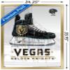 Trends International NHL Vegas Golden Knights - Drip Skate 20 Wall Poster, 22.375" x 34", Gold Framed Version view 3