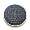 Recovery Line 29 Year Al-Anon Medallion - Al-Anon Blue, Tri-Plate Medallion, Chip, Token view 2